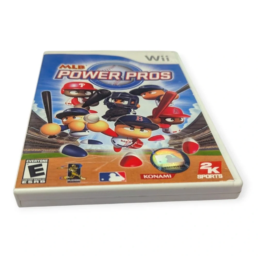 MLB Power Pros Nintendo Wii 2K Sports Baseball Game Complete CIB Konami 2007
